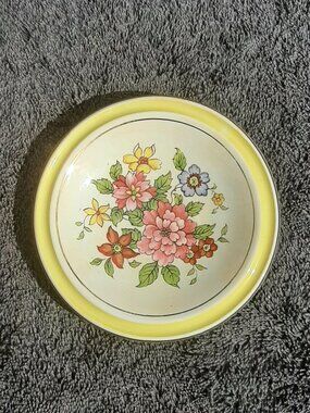 PARAGON Trinket Dish in Yellow and Pink